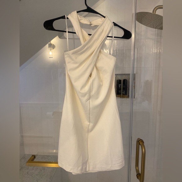 Amanda Uprichard White BodyCon Halter - Picture 8 of 9